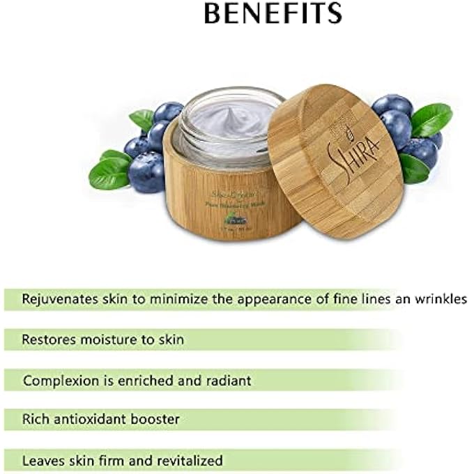 SHIRA SHIR-ORGANIC PURE BLUEBERRY MASK / NORMAL TO DRY (15 ML) - Image 2